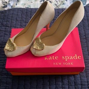 KATE SPADE Dreamer Open Toe Pumps - Size 9.5